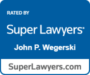rated by super lawyers John P. Wegerski Superlawyers.com